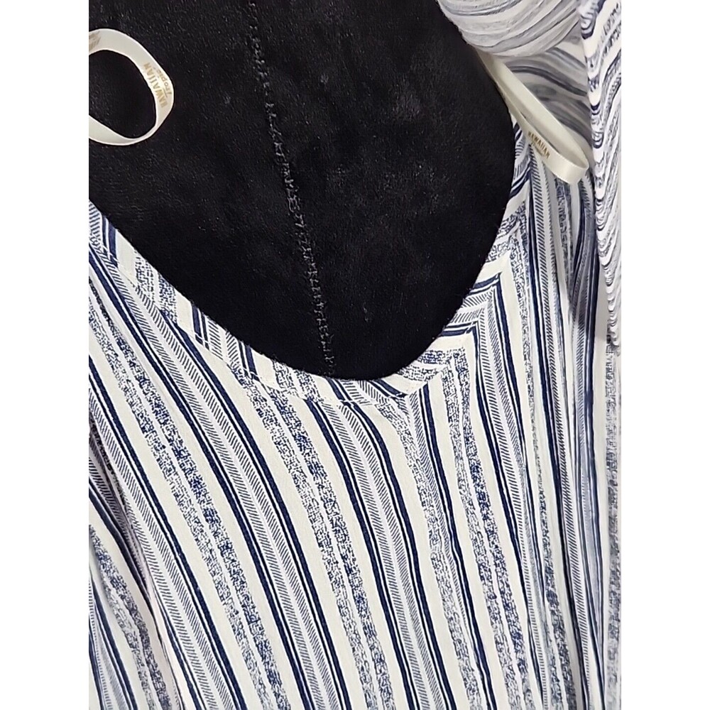 Hawaiian Tropic Off Shoulder Women Blue Casual Sun Mini Dress X-Large Beach Boho - Picture 7 of 13